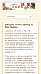 Mobile Screenshot of learningtotalk.org